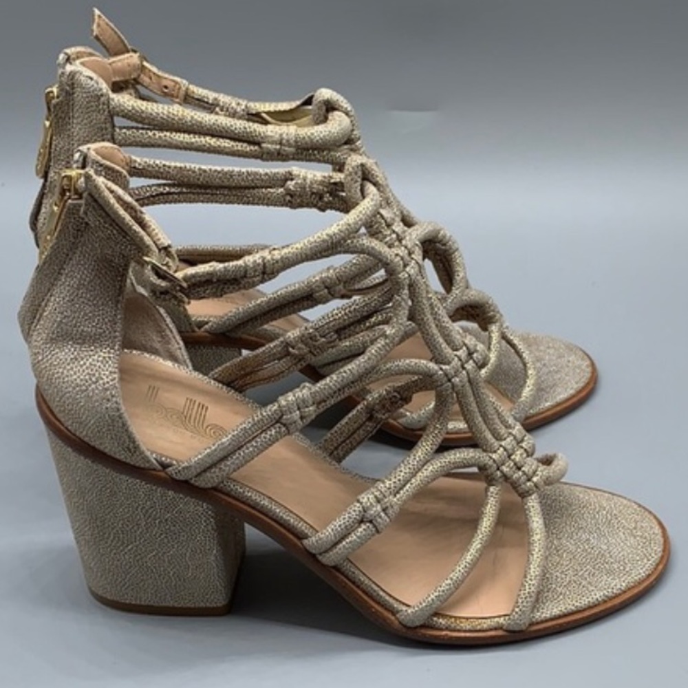 Belle by Sigerson Morrison strappy metallic sandal